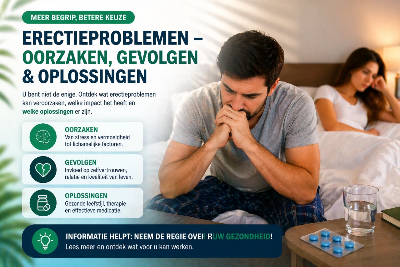 Erectieproblemen – Oorzaken, Gevolgen & Oplossingen